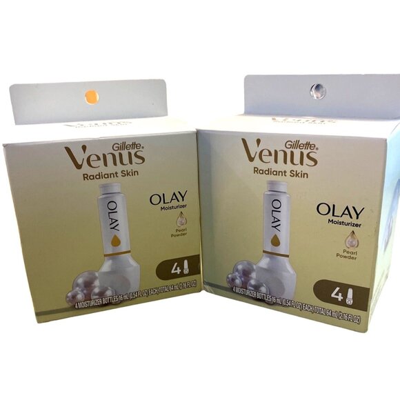 Gillette Venus Radiant Skin Olay Moisturizer 4 Pack For Soft Skin & Shaving, lot - Picture 3 of 3